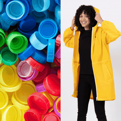 100% recycled raincoats! Yes, but how?