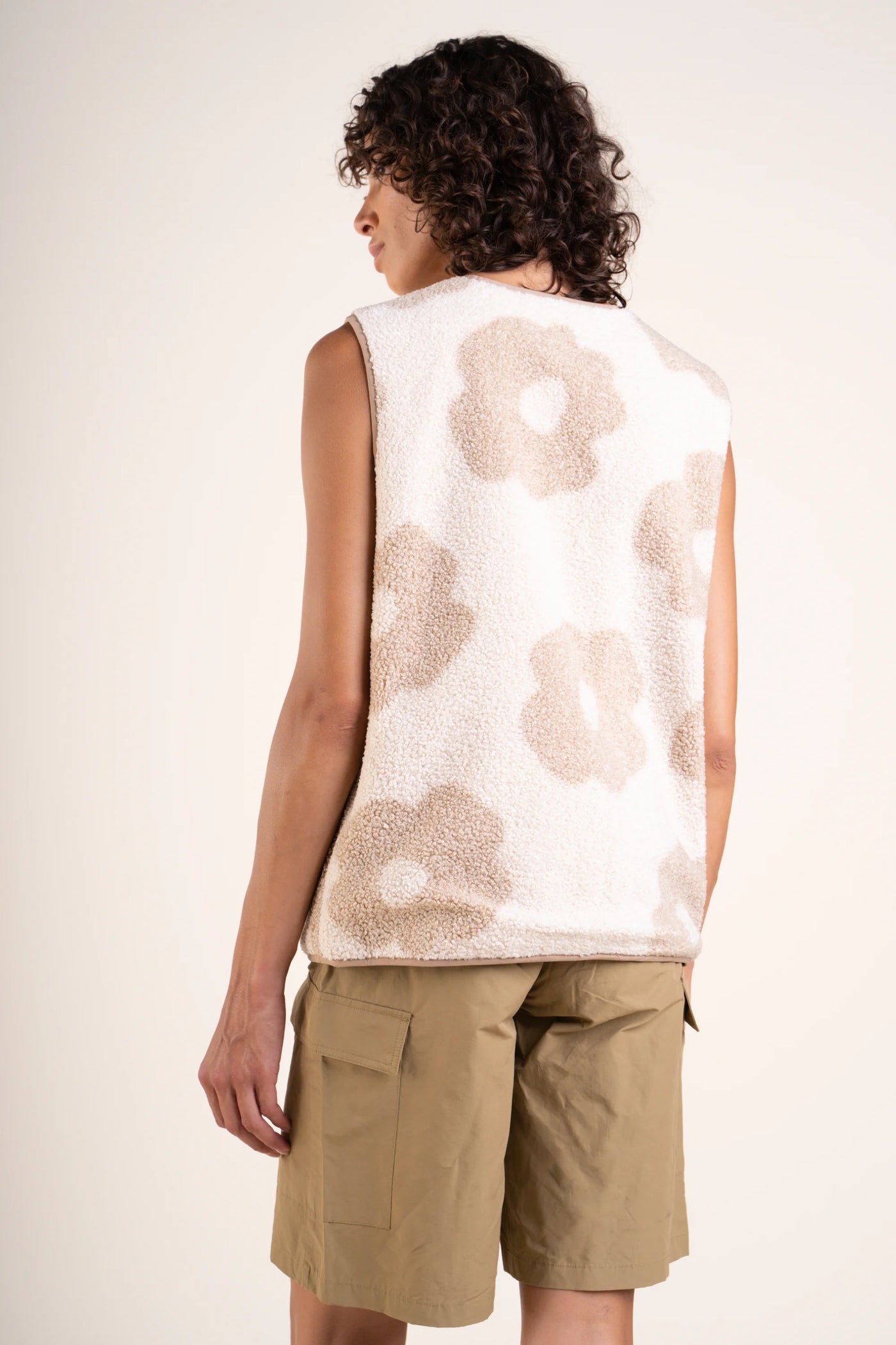 Aligre - Reversible fleece vest - Flotte #couleur_daisy