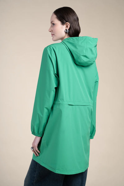 Amelot Couleur - Long raincoat - Flotte #couleur_cactus