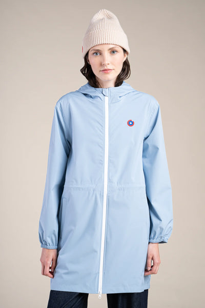 Amelot Couleur - Long raincoat - Flotte #couleur_ciel