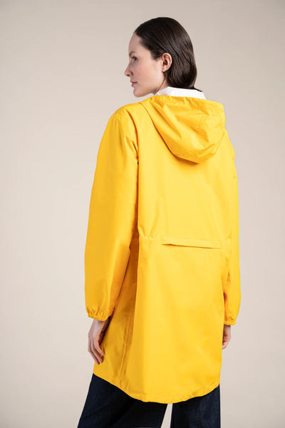 Amelot Couleur - Long raincoat - Flotte #couleur_citron