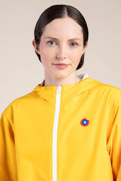 Amelot Couleur - Long raincoat - Flotte #couleur_citron