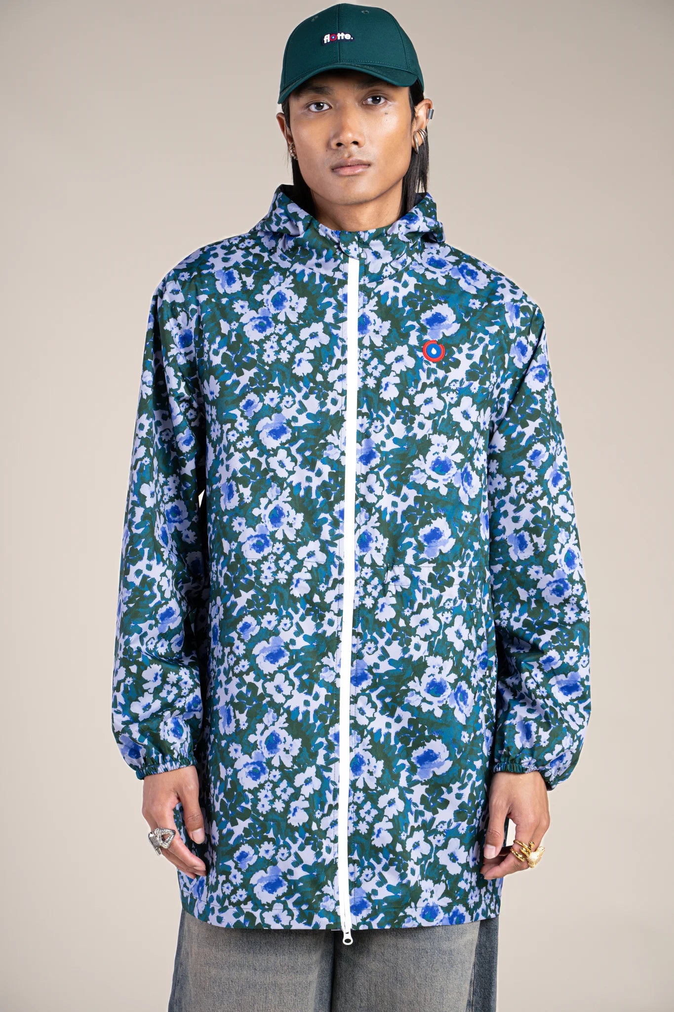 Amelot Printed- Raincoat Long - Flotte 