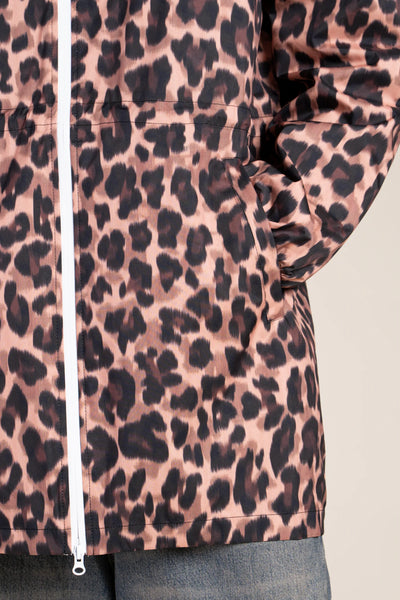 Amelot Imprimé- Imperméable Long - Flotte #couleur_new-leopard