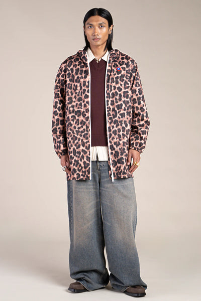 Amelot Imprimé- Imperméable Long - Flotte #couleur_new-leopard