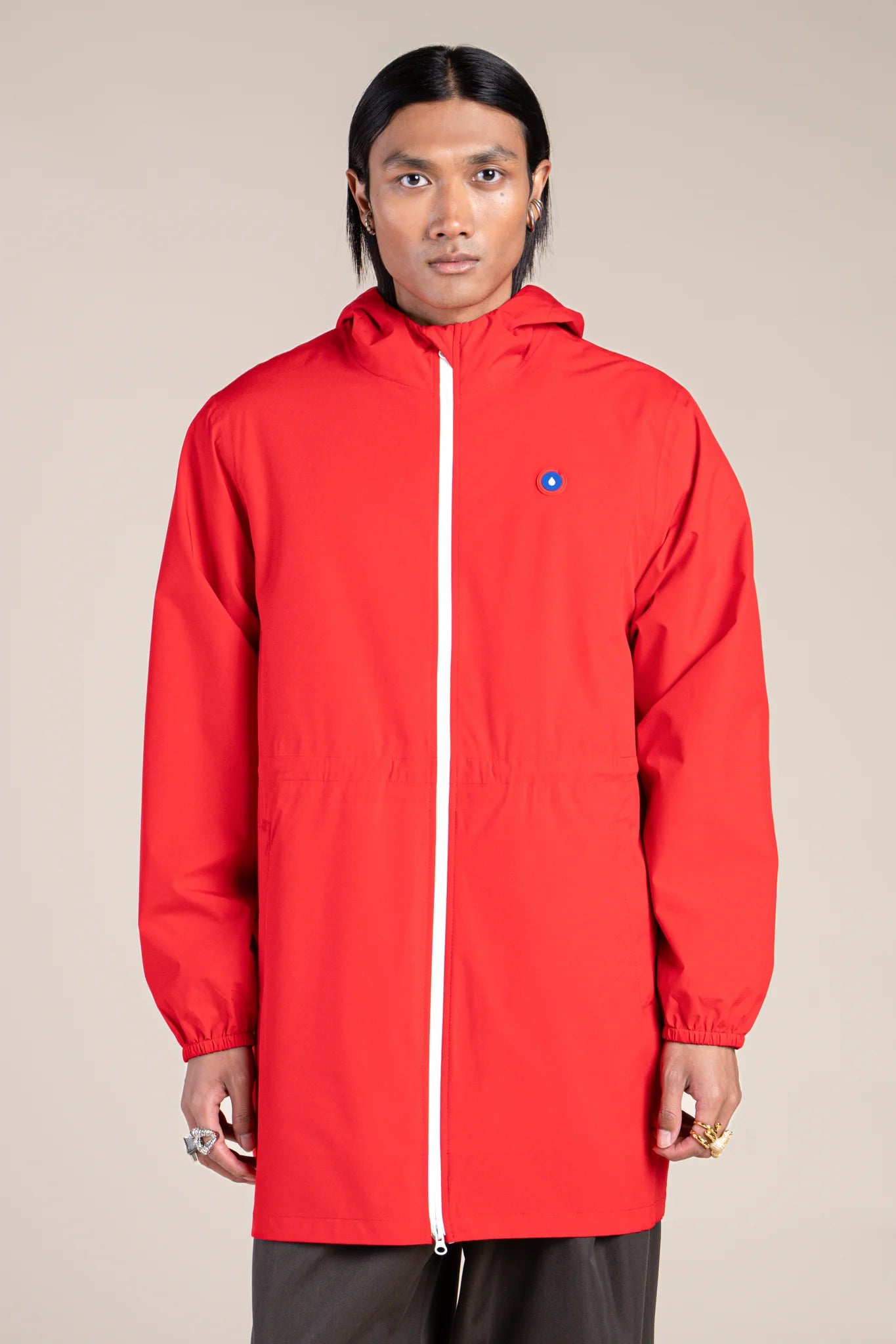 Amelot Couleur - Raincoat Long - Flotte #couleur_rouge