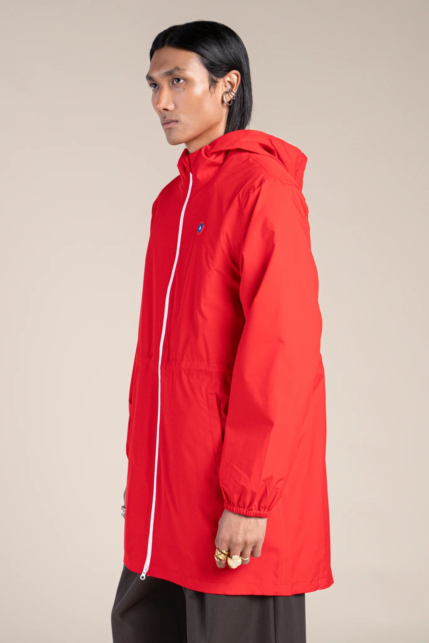 Amelot Couleur - Raincoat Long - Flotte #couleur_rouge