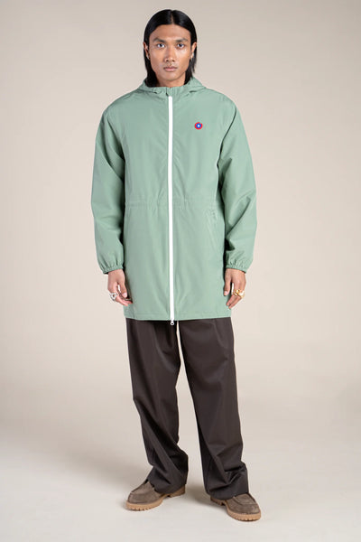 Amelot Couleur - Raincoat Long - Flotte #couleur_vert-sauge