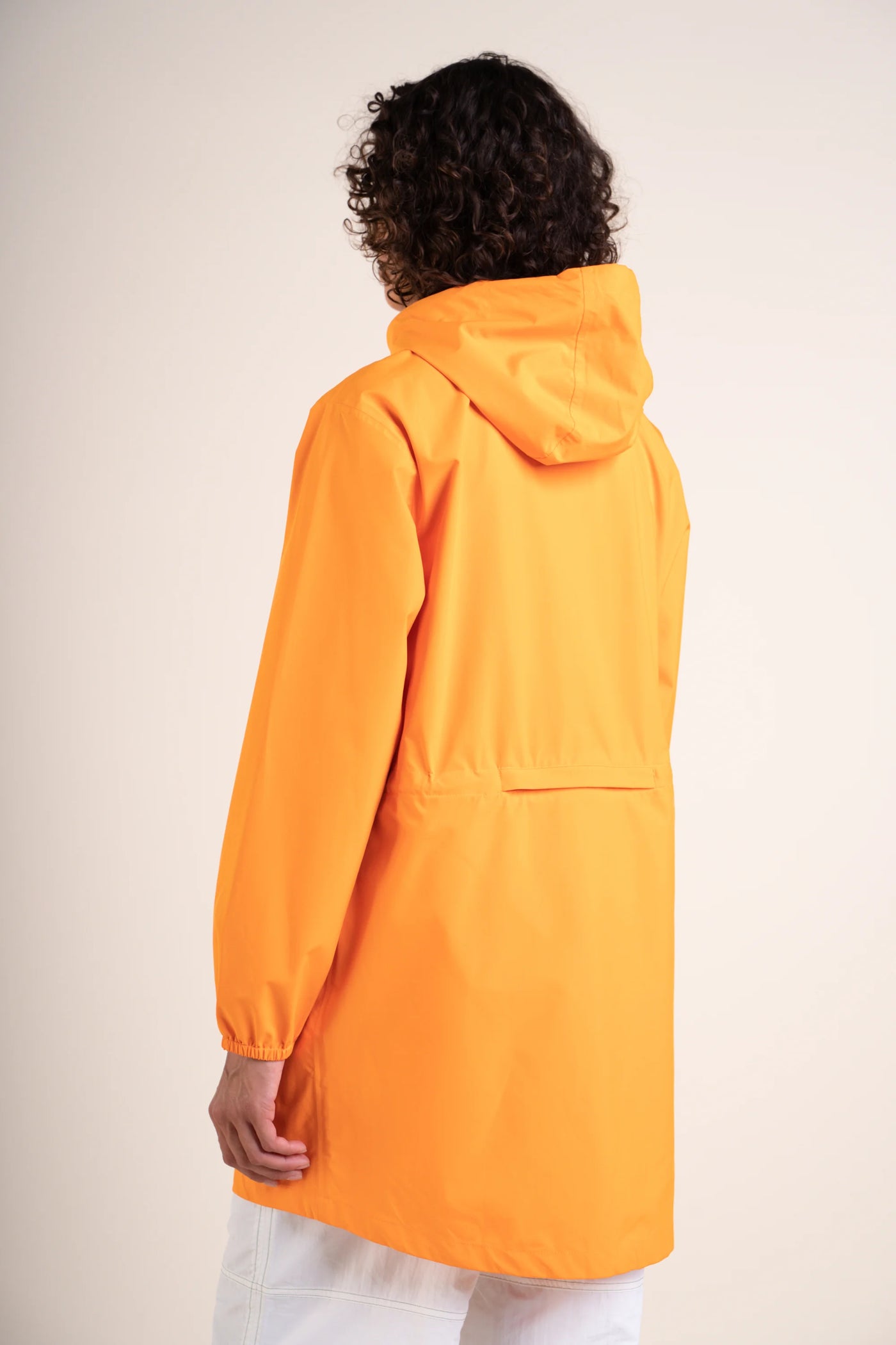Amelot Couleur - Long raincoat - Flotte #couleur_abricot