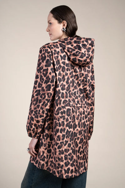 Amelot Printed - Long Raincoat - Flotte #couleur_new-leopard