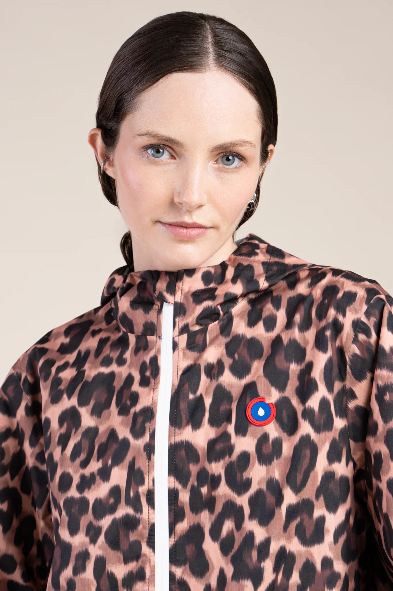 Amelot Printed - Long Raincoat - Flotte #couleur_new-leopard