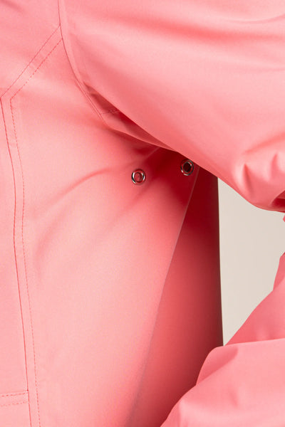 Beaubourg waterproof parka right #couleur_corail