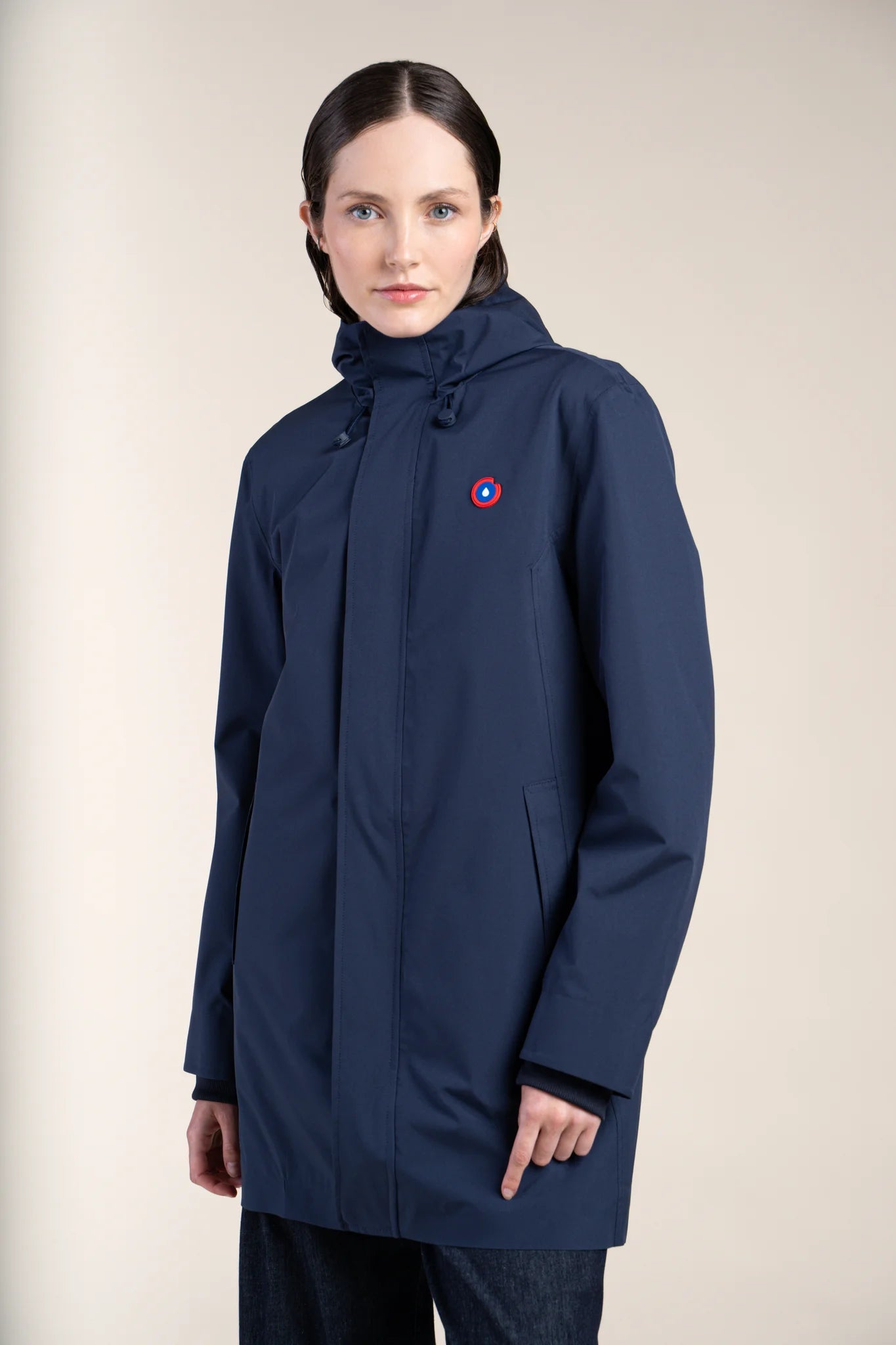 Beaubourg waterproof parka right #couleur_indigo