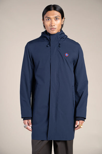 Beaubourg waterproof parka right #couleur_indigo