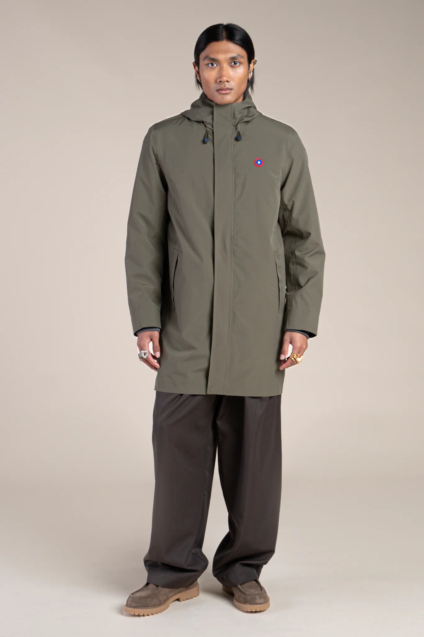 Beaubourg waterproof parka, right 