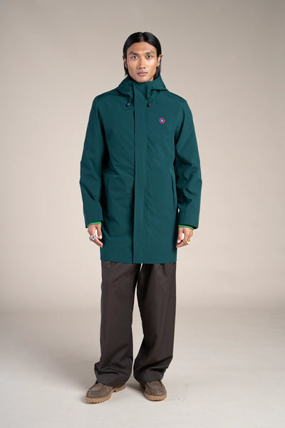 Beaubourg waterproof parka right #couleur_sapin