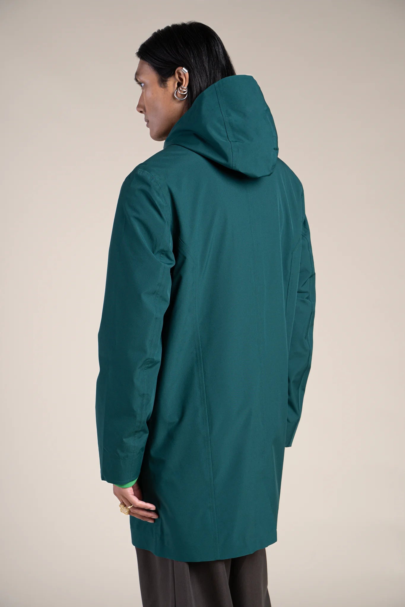 Beaubourg waterproof parka right #couleur_sapin