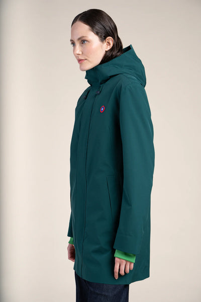 Beaubourg waterproof parka right #couleur_sapin