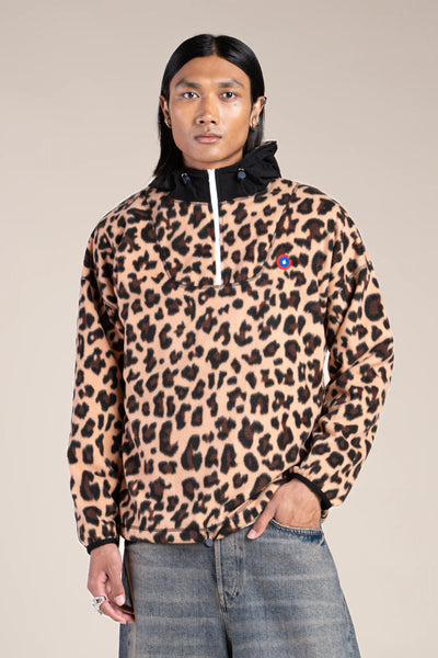 Leopard fleece sweater #couleur_new-leopard