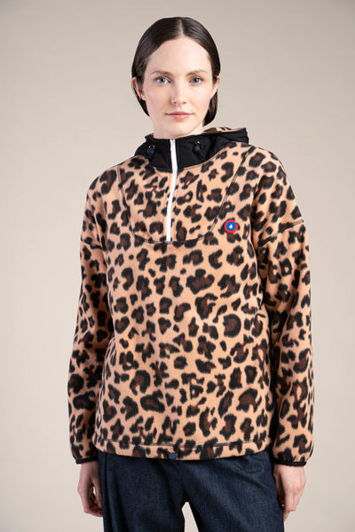 Leopard fleece sweater #couleur_new-leopard