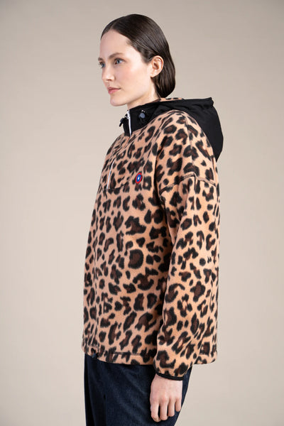 Leopard fleece sweater #couleur_new-leopard