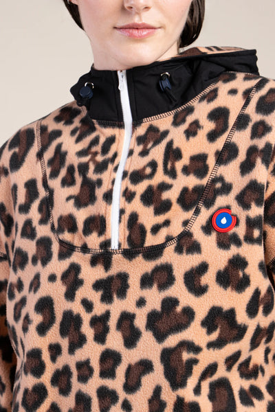 Leopard fleece sweater #couleur_new-leopard