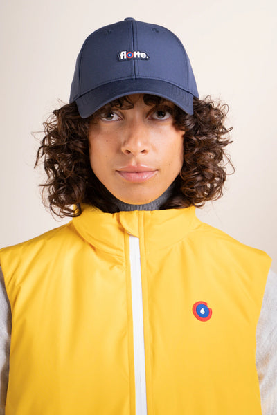 Opera - Waterproof sleeveless down jacket with pocket - Flotte #couleur_citron