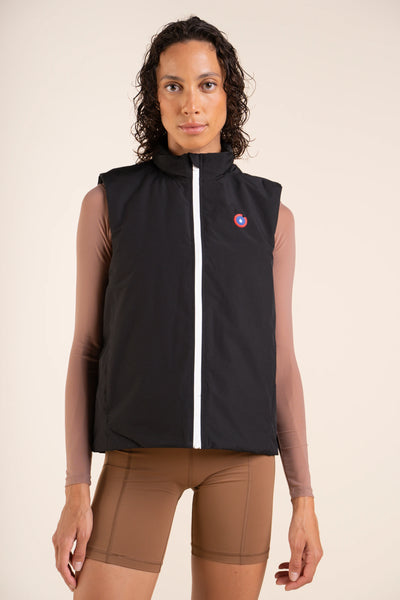Opera - Sleeveless waterproof down jacket with pocket - Flotte #couleur_ombre