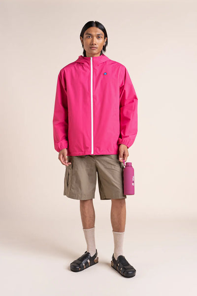Passy - Raincoat Windbreaker Short - Flotte #couleur_fuschia