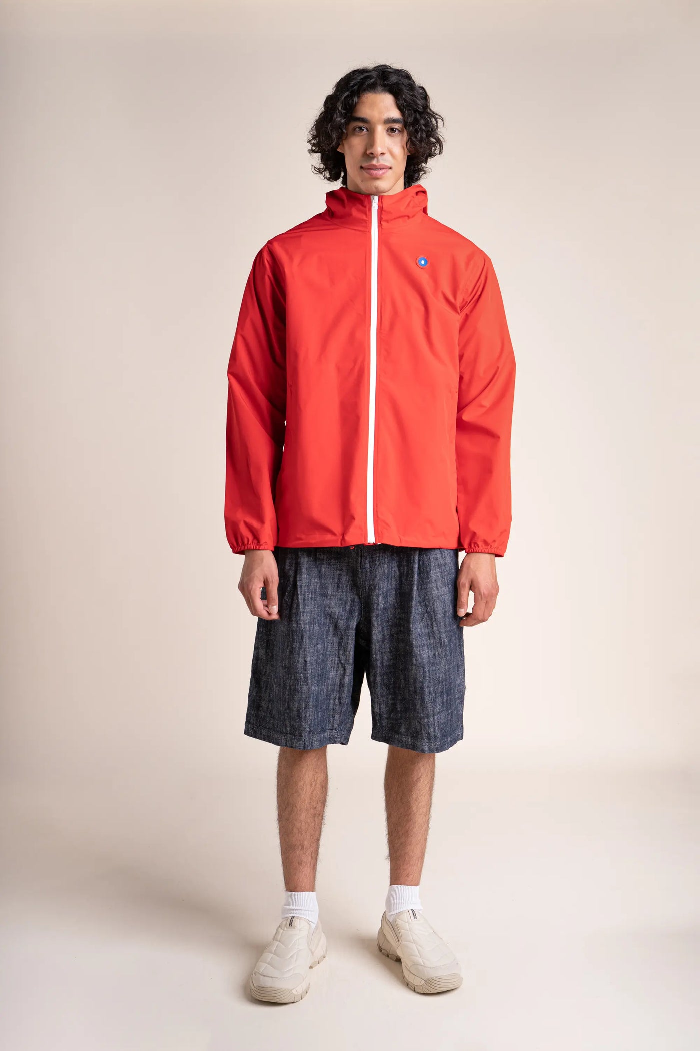 Passy - Raincoat Windbreaker Short - Flotte #couleur_rouge