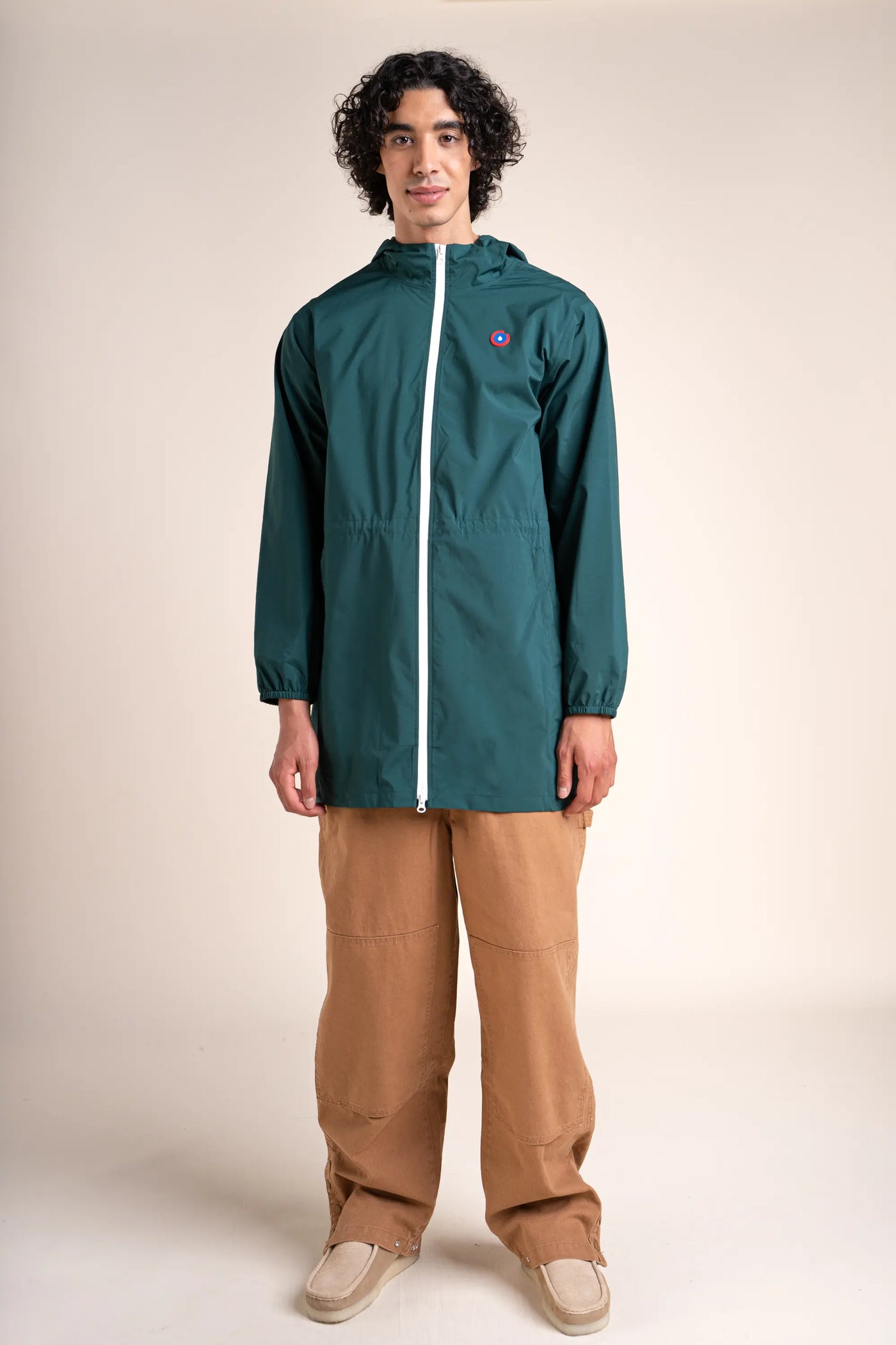 Amelot Couleur - Long Raincoat - Flotte #couleur_sapin