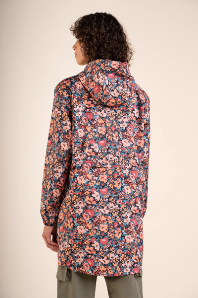 Amelot Printed - Long Raincoat - Flotte #couleur_blossom