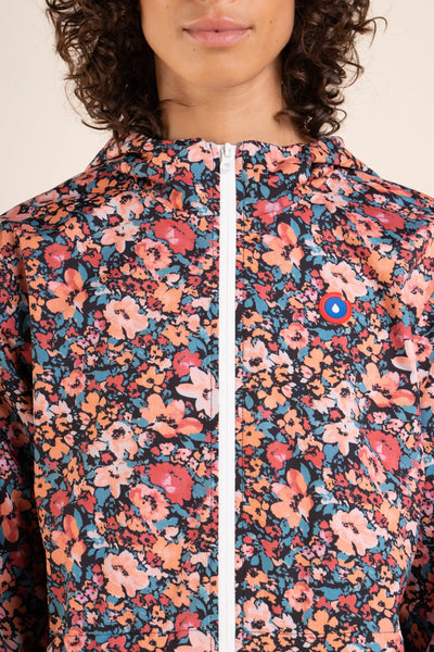 Amelot Printed - Long Raincoat - Flotte #couleur_blossom