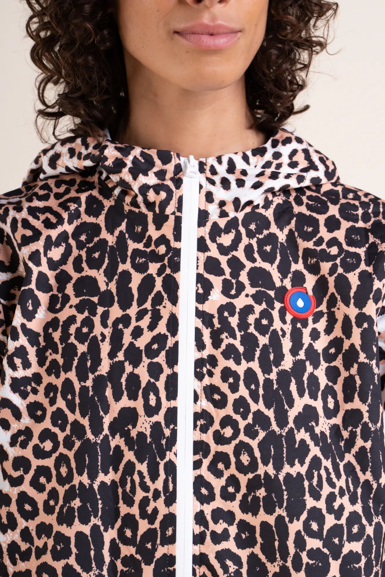 Amelot Printed - Long Raincoat - Flotte #couleur_leopard