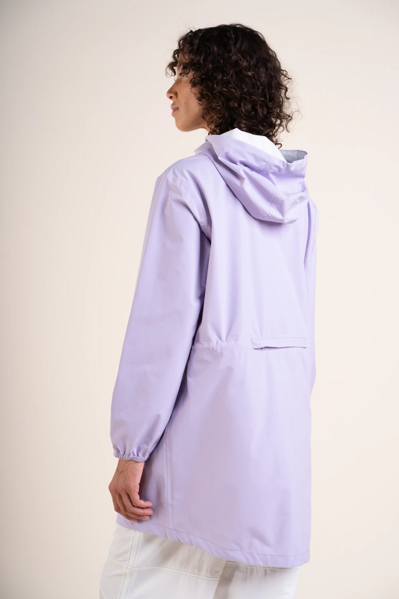 Amelot Couleur - Long raincoat - Flotte #couleur_lilas
