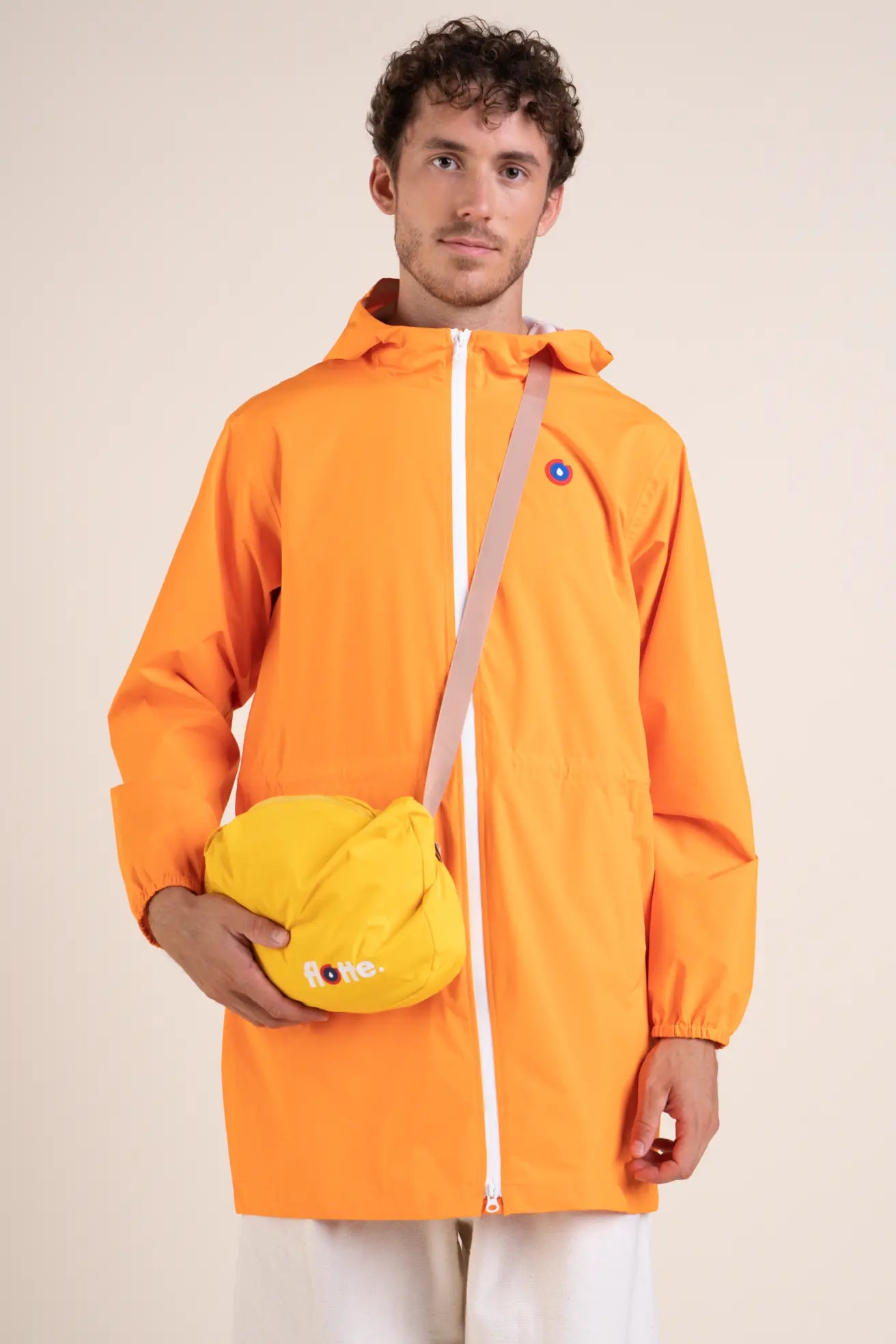 Amelot Couleur - Raincoat Long - Flotte #couleur_orange