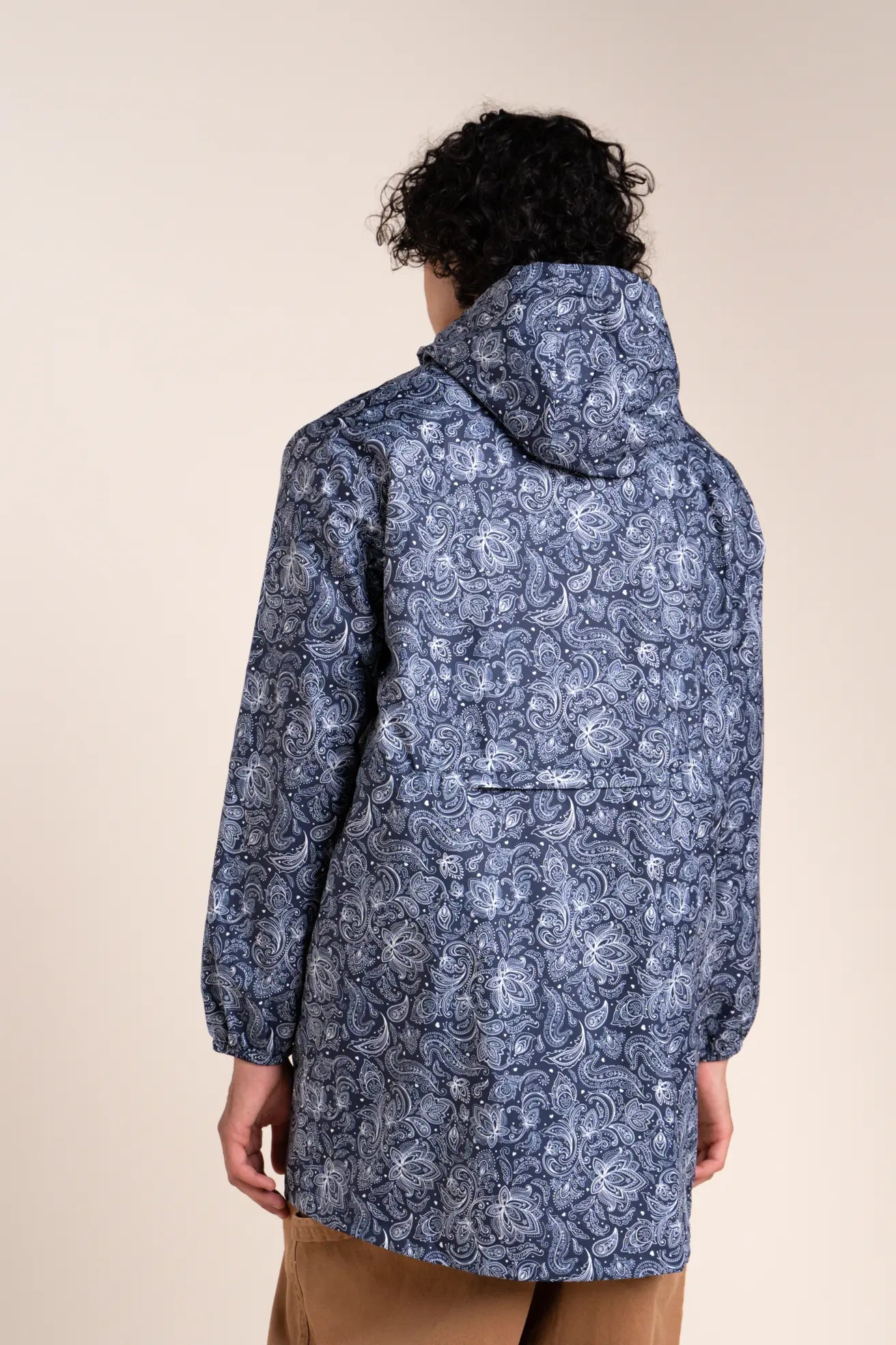Amelot Printed - Long Raincoat - Flotte #couleur_paisley