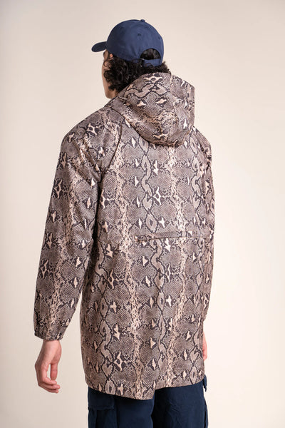 Amelot Printed - Long Raincoat - Flotte #couleur_python