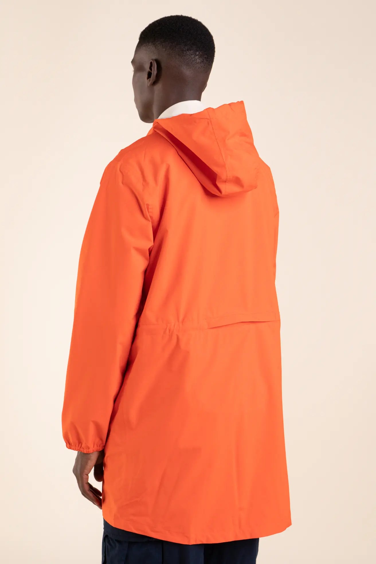 Amelot Couleur - Long Raincoat - Flotte #couleur_tomate