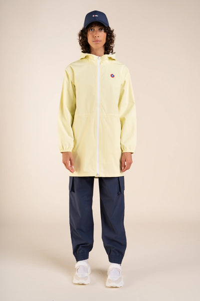 Amelot Couleur - Long raincoat - Flotte #couleur_vanille