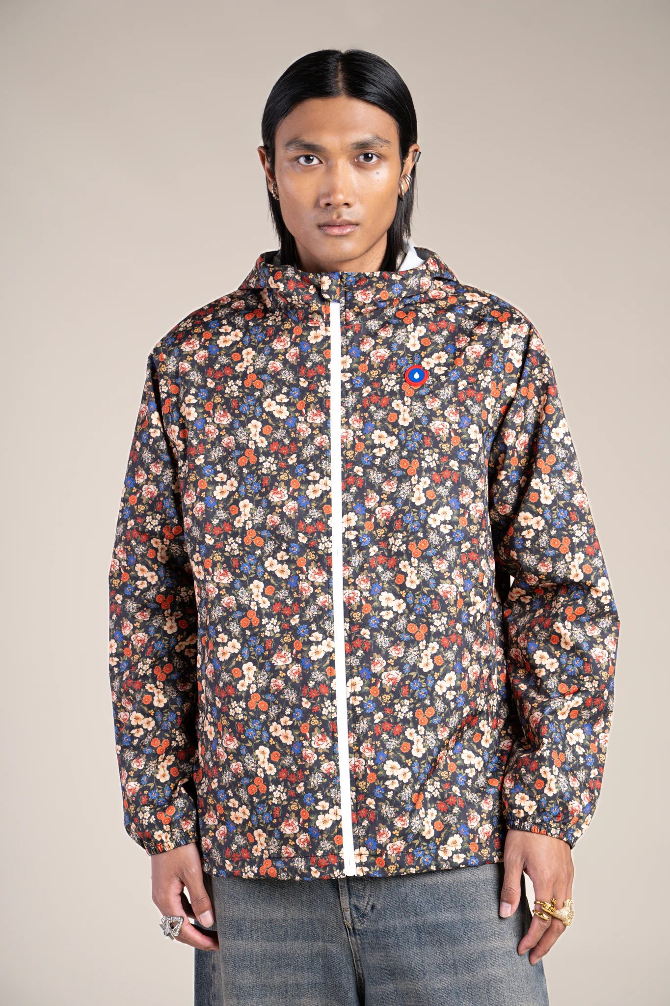 Passy - Raincoat Windbreaker Short - Flotte #couleur_bloom