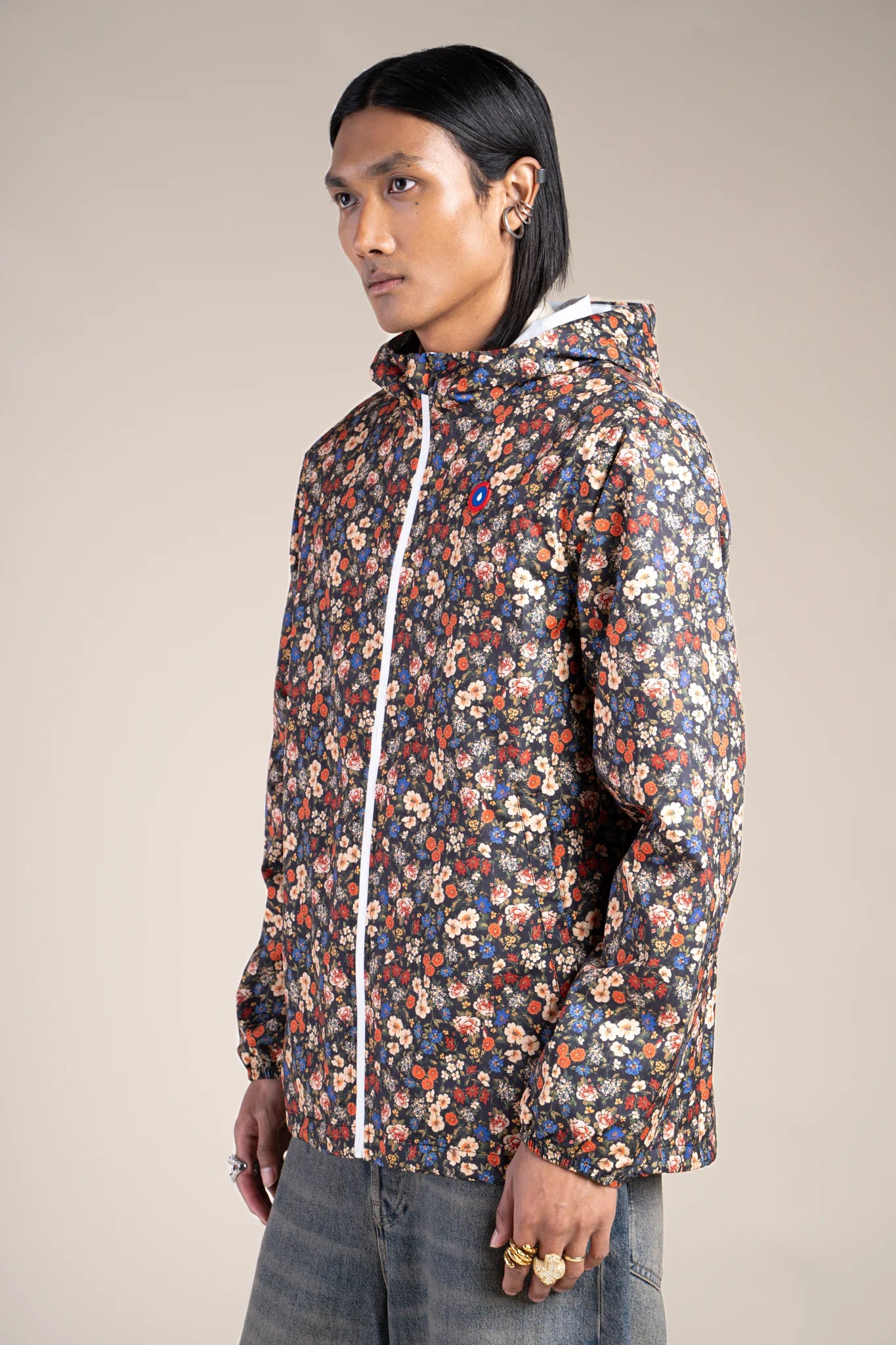 Passy - Raincoat Windbreaker Short - Flotte #couleur_bloom