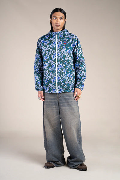 Passy - Raincoat Windbreaker Short - Flotte #couleur_geranium