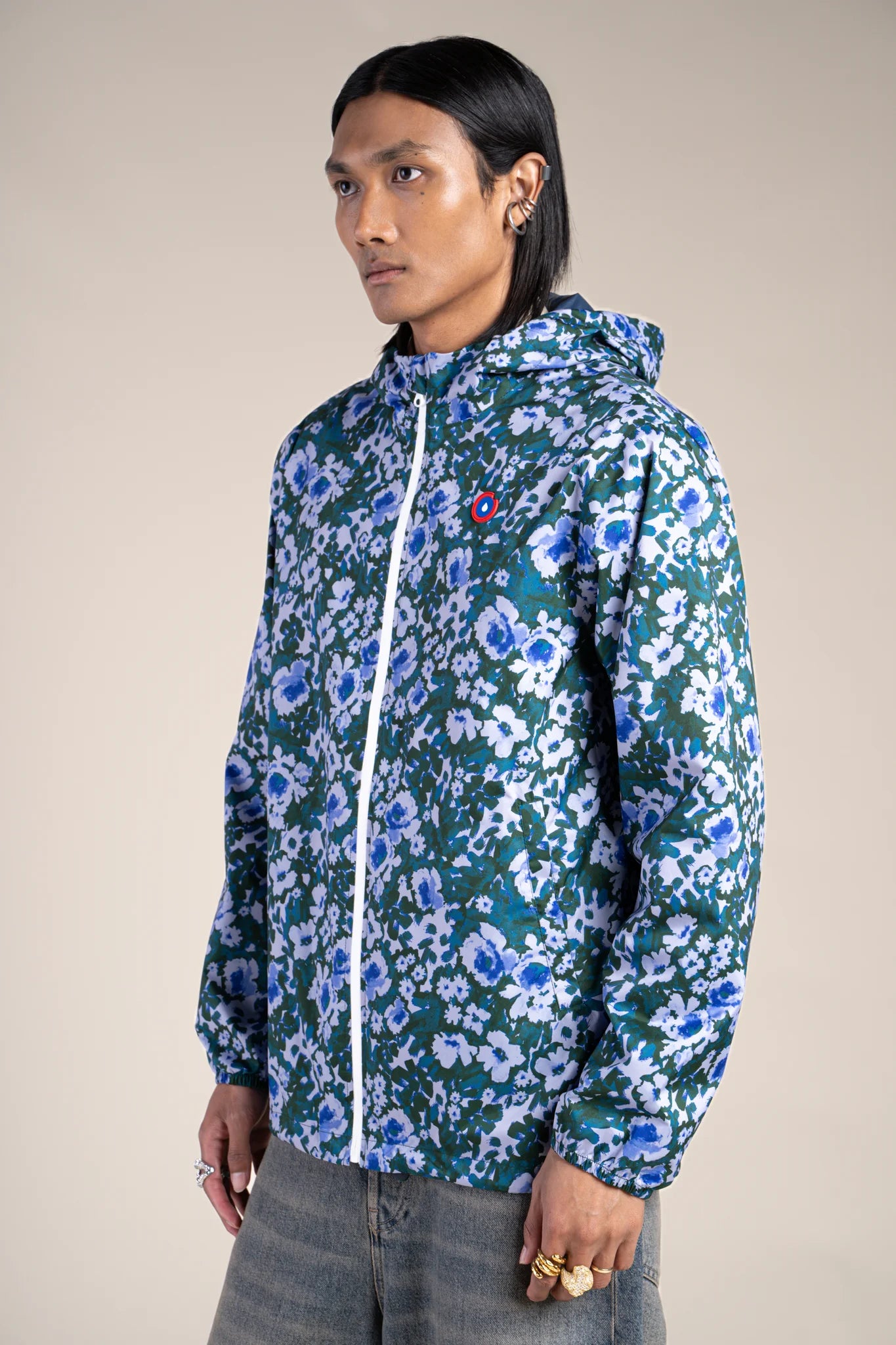 Passy - Raincoat Windbreaker Short - Flotte #couleur_geranium