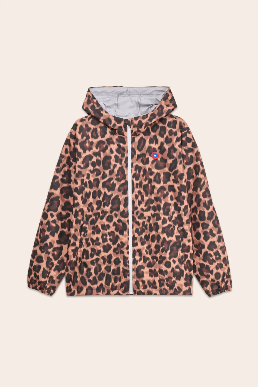 Passy - Raincoat Windbreaker Short - Flotte #couleur_new-leopard