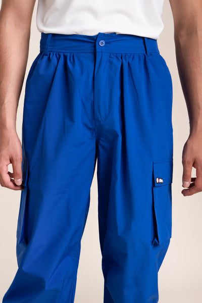 Gambetta multi-pocket waterproof cargo pants #couleur_bleu-roi