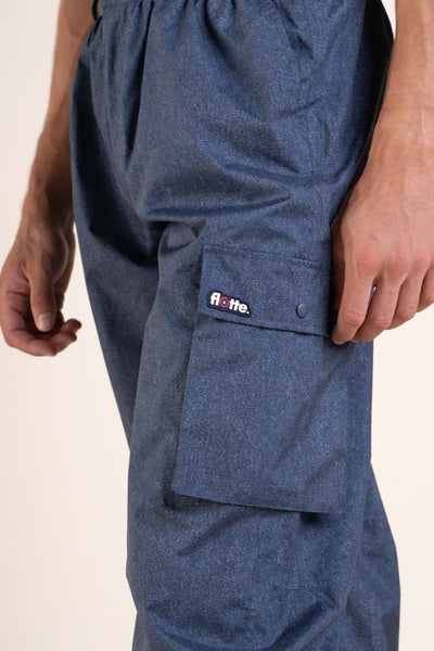 Gambetta multi-pocket waterproof cargo pants #couleur_denim