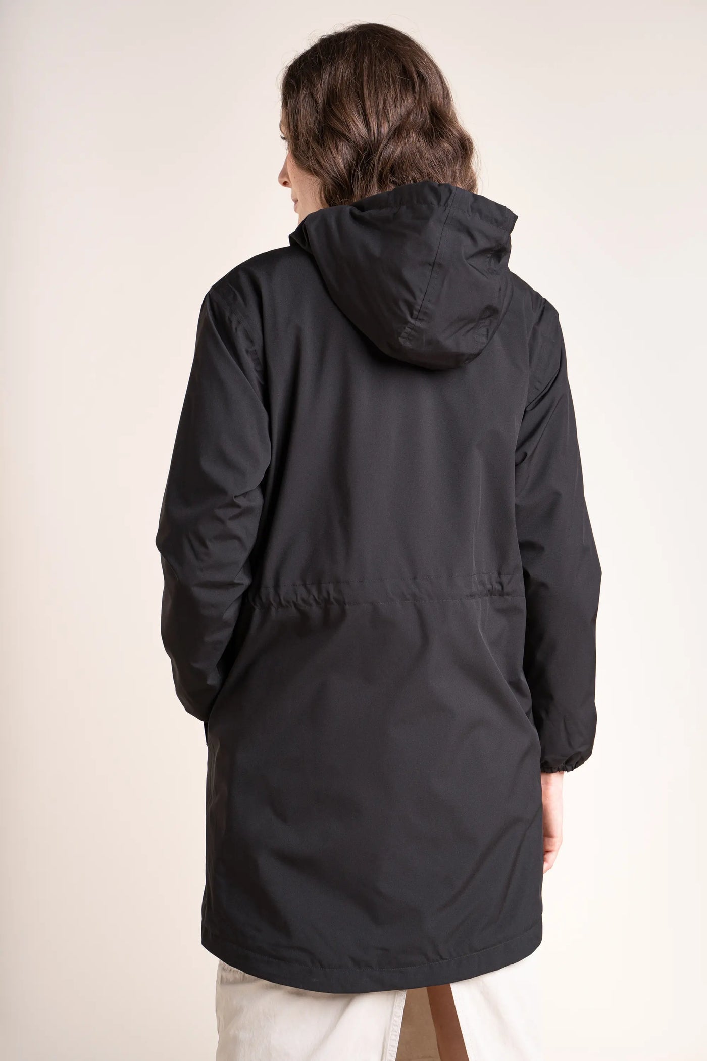 Long waterproof jacket with fleece lining #couleur_ombre