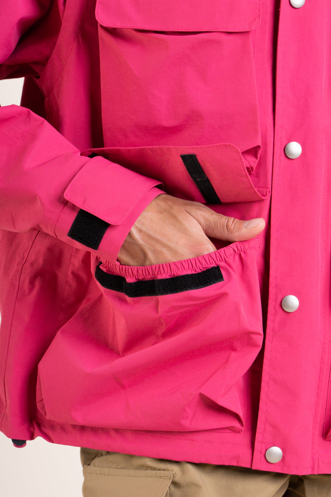 Saint Cyr - multipocket jacket - Flotte #couleur_fuschia