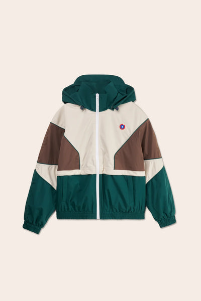 SAINT MARTIN waterproof jacket #couleur_sapin-chocolat